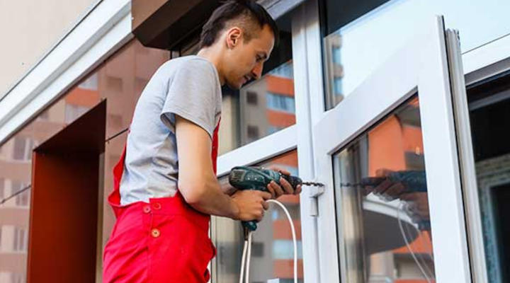 Doors & Window Glass Repair Company Aluminum storefront doors - Alexandria, VA