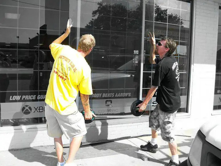 Doors & Window Glass Repair Company Storefront windows services - Alexandria, VA