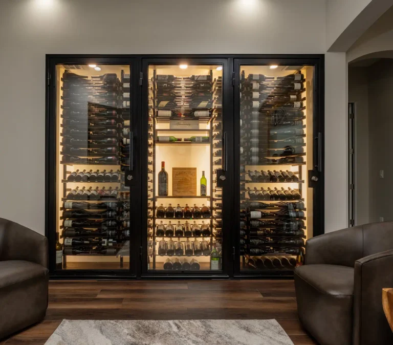 Glass Wine Cellar Doors